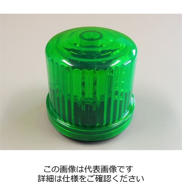 エース神戸 電池式 LED回転・点滅灯 単3電池×4本使用 緑 LED ミドリ 1個（直送品）