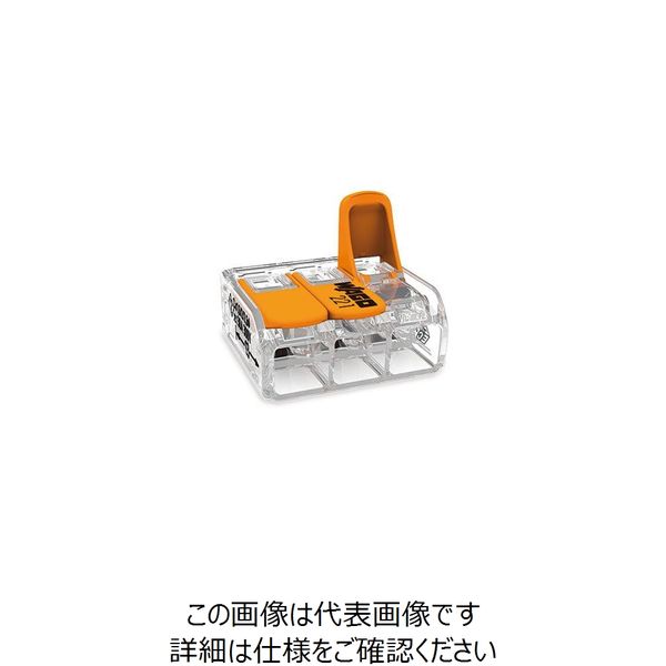 JAPPY ワンタッチコネクタ クリアタイプ Lサイズ 箱入りJVT 19×20(黄)WFRー3LーJP 30コ WFR-3L-JP 1箱(30個)（直送品）