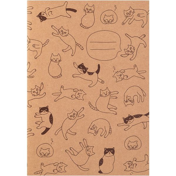 猫の内科学ノート A5中綴じノート（スケッチねこ）