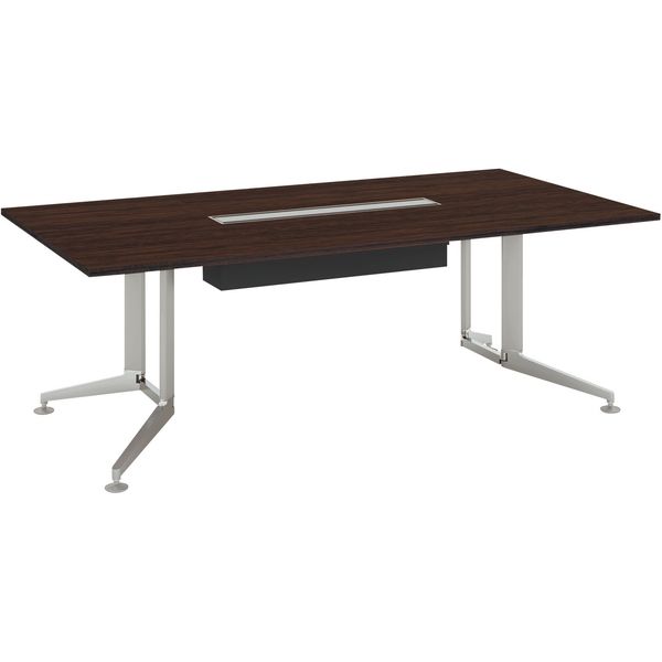 組立設置込】コクヨ WT-300 長方形 塗装脚 配線付き 幅2100×奥行1100