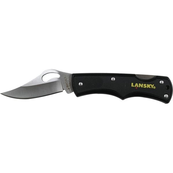 Lansky Sharpeners LANSKY（ランスキー） スモールロックバックナイフ ブラック LSLKN045BK　1セット(2入)（直送品）