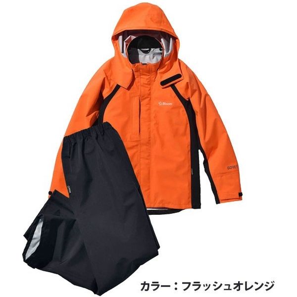 田中産業 GORE-TEX ( ゴアテックス ) Bloomウェア フラッシュオレンジ3L 1枚（直送品） - アスクル