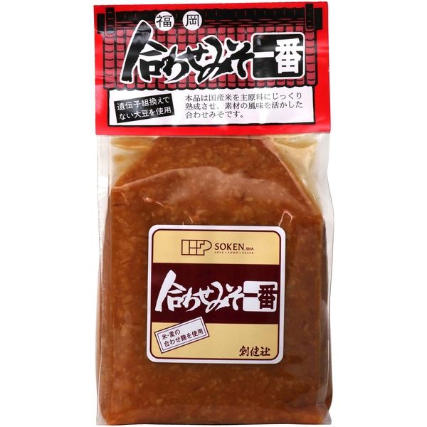 創健社 合わせみそ一番 750g 110026　1セット（750g×10）（直送品）