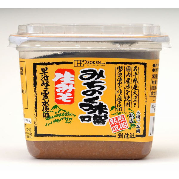 創健社 みちのく味噌　生みそ 500ｇ 110327　1セット（500ｇ×6）（直送品）