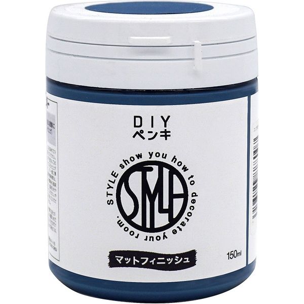 ニッペホームプロダクツ ＳＴＹＬＥ　DIYペンキ　150ml　サマースカイ　（6個入り） HUM367（直送品）