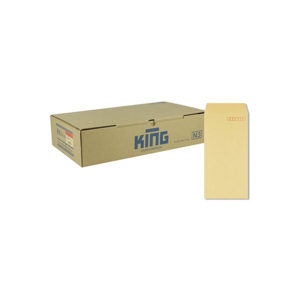 キングコーポレーション 長形3号 85g 間伐材Ｇ OKゴールド 1箱(1000枚 