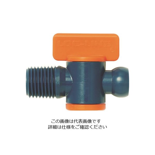 ロックライン LOCーLINE 1/4”NPT雄ねじバルブ×2ケ NL21192 1袋(2個) 171-9878（直送品）