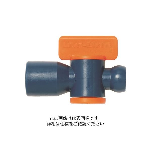 ロックライン LOCーLINE 1/4”NPT雌ねじバルブ×2ケ NL21193 1袋(2個) 174-0331（直送品）