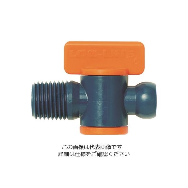 ロックライン LOCーLINE 1/4”NPT雄ねじバルブ×10ケ NL29452 1袋(10個) 173-8746（直送品）