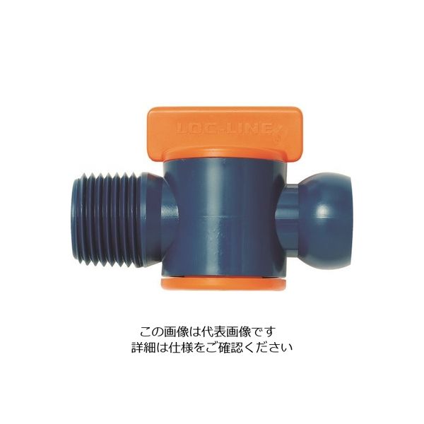 ロックライン LOCーLINE 1/2”NPT雄ねじバルブ×10ケ NL39852 1袋(10個) 173-8744（直送品）