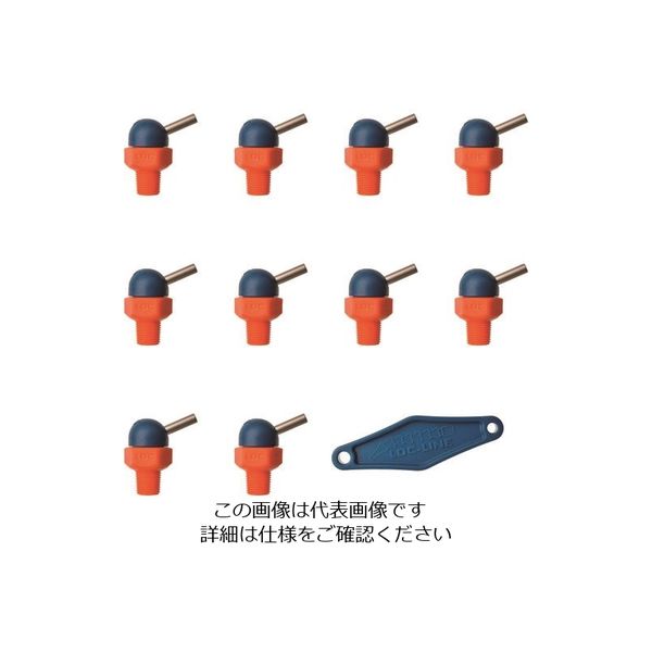 ロックライン LOCーLINE 1/8”CT HPTノズル φ2.2x12.7mm ねじ付 x10ケ NL79016 1袋(10個)（直送品）