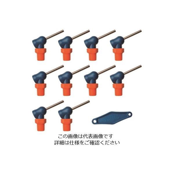 ロックライン LOCーLINE 1/4”XR HPTノズル φ1.6x31.8mm ねじ付 x10ケ NL79083 1袋(10個)（直送品）