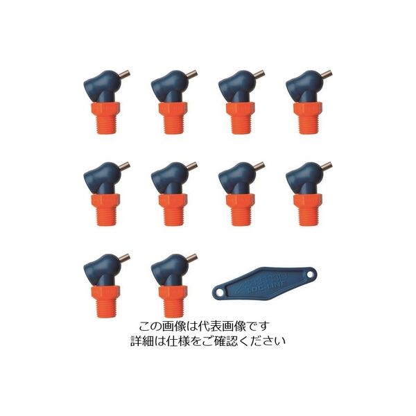 ロックライン LOCーLINE 1/4”XR HPTノズル φ3.0x6.4mm ねじ付 x10ケ NL79089 1袋(10個)（直送品）