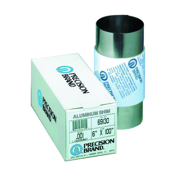 プレシジョン アルミニウム・ロール巻シム 板厚0.127mm PB0.127AS69320 1巻（直送品）