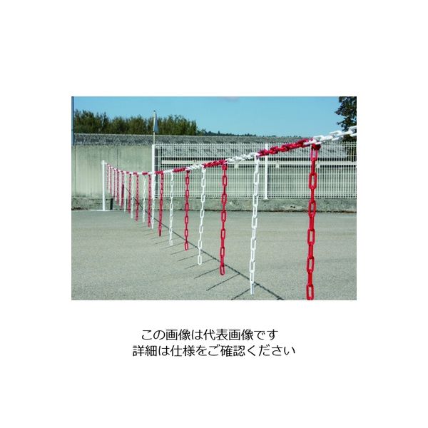 NOVAP 注意喚起プラチェーン バリアチェーン イエロー/ブラック 10m 1360143 1巻 207-4741（直送品）