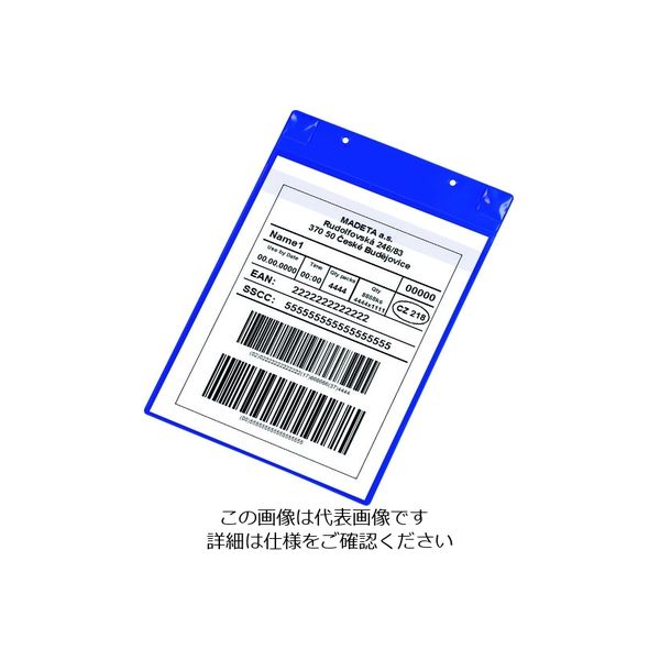 tarifold PVCポケット（マグネットタイプ）A4縦型 ブルー 170101 1