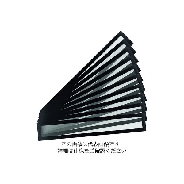 TARIFOLD PVCマグネットフレーム(ヘッダー)A2用 10枚入り ブラック 195227 1セット(10枚) 195-1801（直送品）