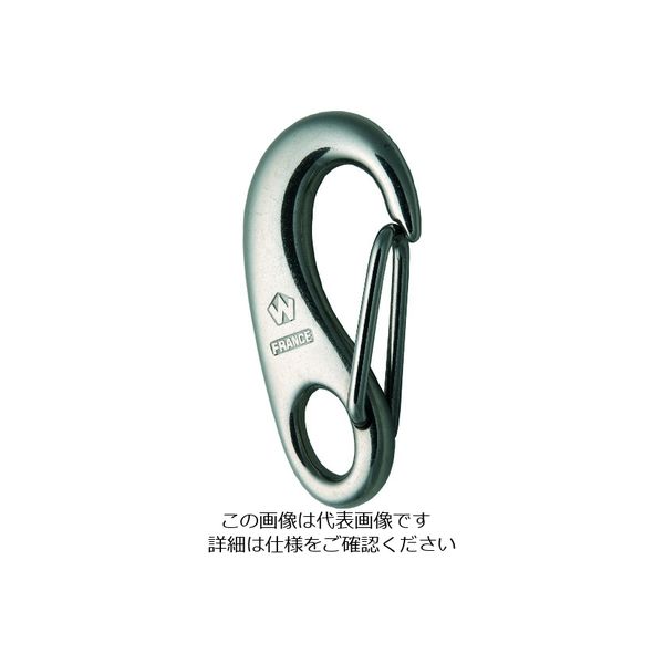 Amazon | Wichard フランス製 ステンレス鋼 D字型 カラビナ L