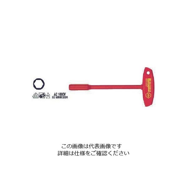 Wiha NOGA Tハンドル絶縁六角ナットドライバー 336NV1323 1本 853-5269（直送品）