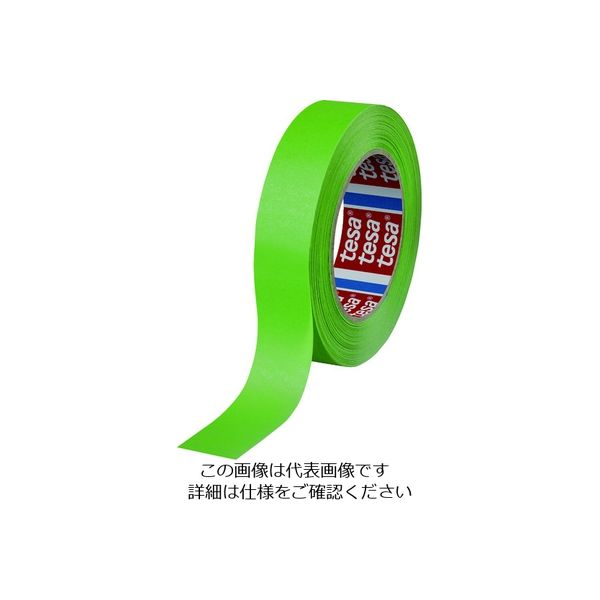 テサテープ tesa マスキングテープ テサ4338 緑 19mmx50m 4338-19-50 1巻 207-3671（直送品）