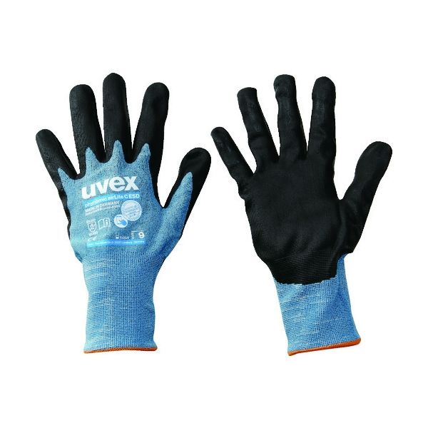 ウベックス UVEX 耐切創手袋 フィノミック エアライト C ESD XS 6008466 1双 206-7436（直送品）
