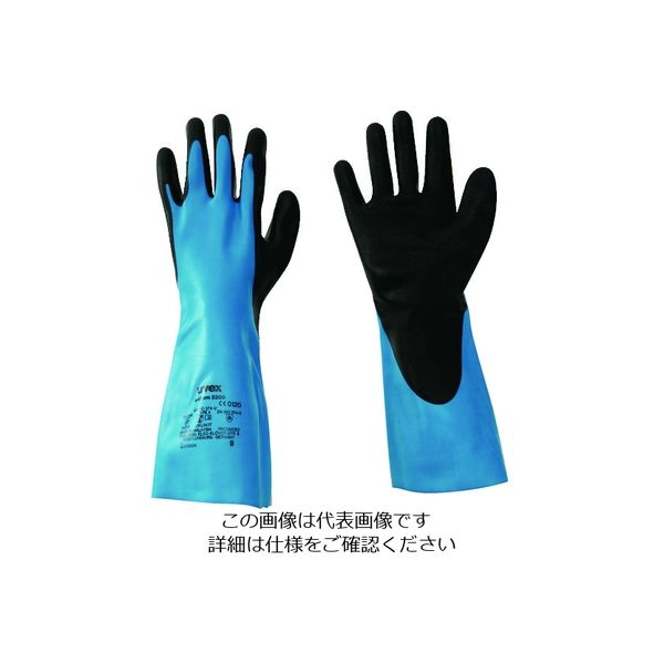 UVEX（ウベックス） UVEX 耐薬品手袋 ユーケミ 3200 XL 6097270 1双 206-7453（直送品）