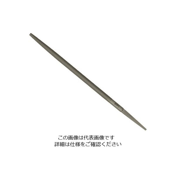 ツボサン 鉄工ヤスリ 350mm 丸 油目 MA350-04 1本 852-8560（直送品）