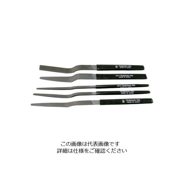 ツボサン プロヤスリ クランク型 10本組サイズ セット 中目 STC10-02 1セット 852-8790（直送品）