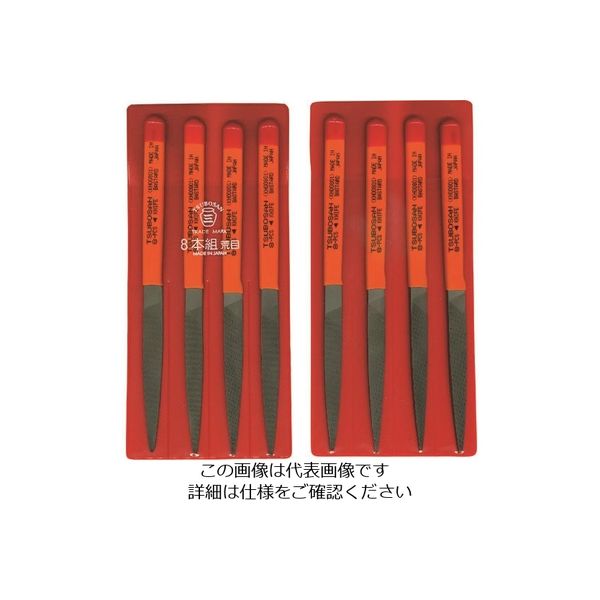 ツボサン（TSUBOSAN） ツボサン 組ヤスリ 8本組 刀刃 KH008