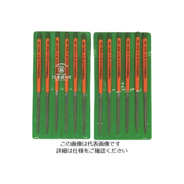 Amazon | ツボサン(Tsubosan) 組ヤスリ 12本組 平 中目 HI01202