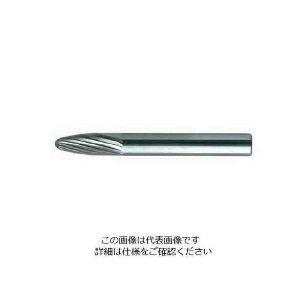 ムラキ MRA 超硬バー HDシリーズ 形状:砲弾(スパイラルカット) 刃長15mm HD3C06S 1本 523-2627（直送品）