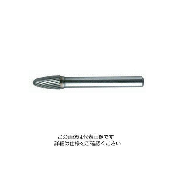 ムラキ MRA 超硬バー HDシリーズ 形状:砲弾(スパイラルカット) 刃長15mm HD3C08S 1本 523-2643（直送品）