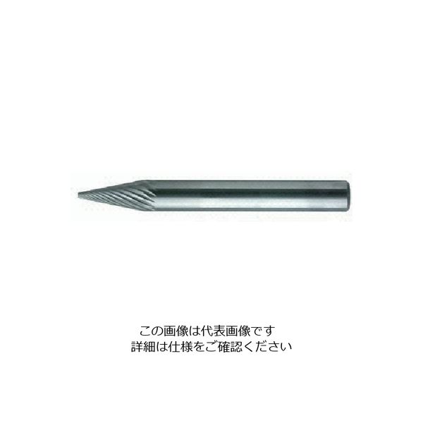 ムラキ MRA 超硬バー HDシリーズ 形状:テーパー(スパイラルカット) 刃長12mm HD5C06S 1本 523-2775（直送品）