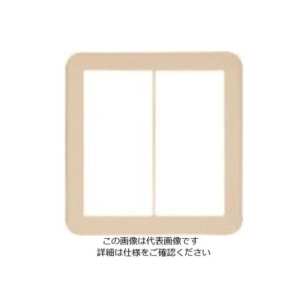 パナソニック Panasonic ワイド21プレート2レン・ベージュ WTC7102F 1セット(10個) 157-6788（直送品）