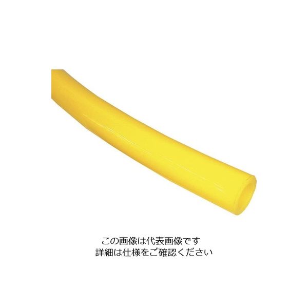 千代田通商 チヨダ タッチチューブTP 10mm/100m 黄 TP-10Y 100M 1本 167-6242（直送品）