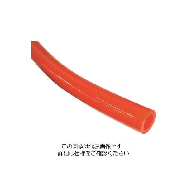 千代田通商 チヨダ タッチチューブTP 12mm/100m 赤 TP-12R 100M 1本 167-6289（直送品）