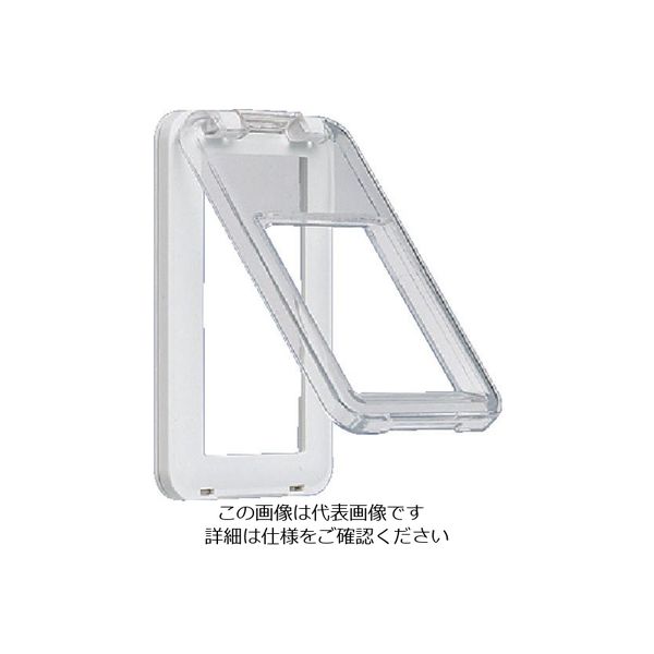 パナソニック Panasonic ワイド21保護カバー付SWプレート(1連 WTC79513W 1個 159-0919（直送品）