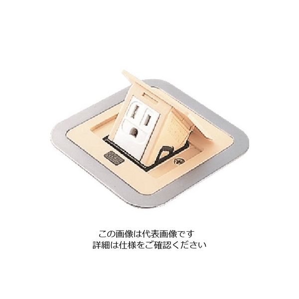 パナソニック Panasonic F型アップコン角型アース付アイボリー DU1302W 1個 158-1583（直送品）