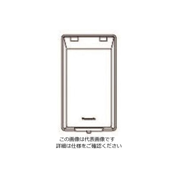 パナソニック Panasonic フルカラー金属防滴角型コンセントプレート WN7821K 1セット(5個) 158-6205（直送品）