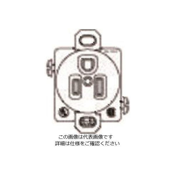 パナソニック Panasonic 輸出15A125V接地コン WCF61115B 1セット(10個) 159-7258（直送品）