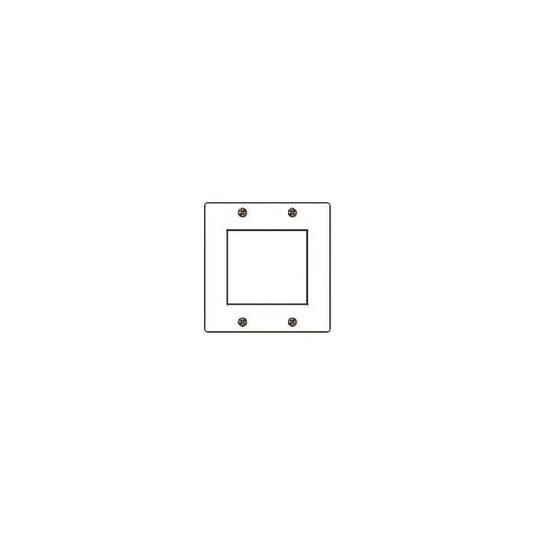 パナソニック Panasonic フルカラー2連接穴ステンレスプレート WN88609 1個 158-1486（直送品）