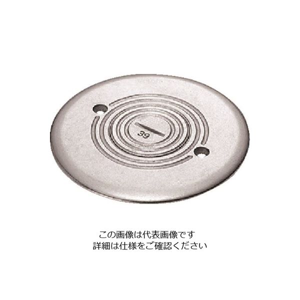 パナソニック Panasonic フロアプレート固定型シルバー丸型51 DUK7003 1個 159-7300（直送品）