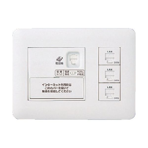 パナソニック Panasonic ひらいてねット+プラス4箇所用W WTF35765W 1個 158-6105（直送品）