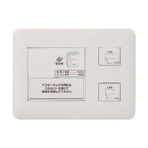 パナソニック Panasonic ひらいてねット+プラス3箇所用W WTF35755W 1個 158-6088（直送品）