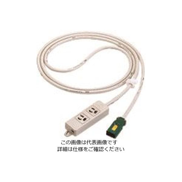 パナソニック Panasonic ハーネスOAタップ接地抜止3m2コ口グレ WFA6632HG 1個 157-5285（直送品）