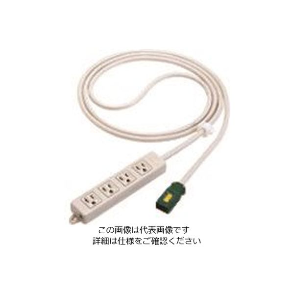 パナソニック Panasonic ハーネスOAタップ接地5m4コ口グレー WFA6554HG 1個 159-7296（直送品）