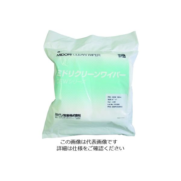 ミドリ安全 長繊維ワイパー CEW100シリーズ CEW100-4 1ケース(6000枚) 825-8862（直送品）