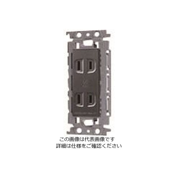 パナソニック Panasonic ワイド21埋込ダブルコンセント WTF15024HK 1セット(10個) 157-3478（直送品）