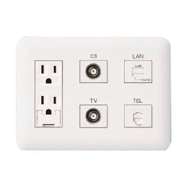 パナソニック Panasonic ワイド21MMコンET付接地Wコン WTF34353W 1個 158-9320（直送品） 5,004円