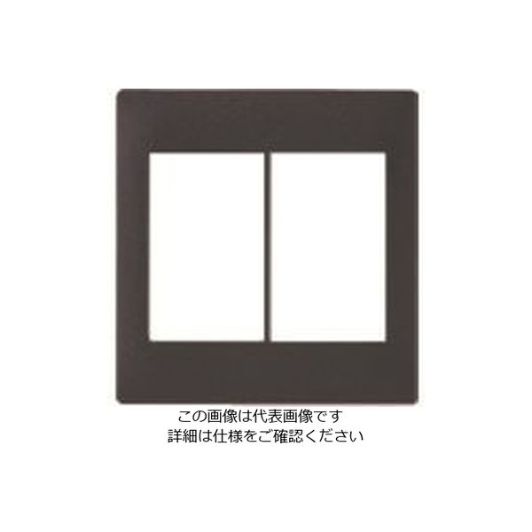 パナソニック Panasonic アドバンススイッチプレート(2連用) WTA7102HK 1セット(5個) 159-2465（直送品）